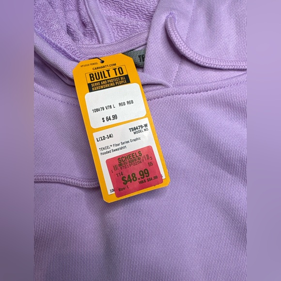 Carhartt Women's French Terry Midweight Hoodie - Picture 6 of 6